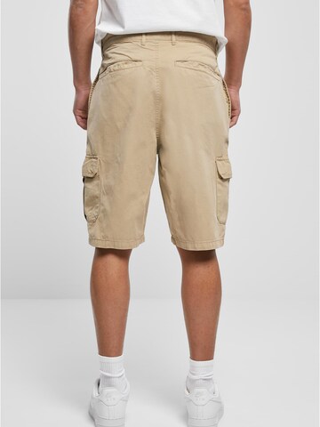 Urban Classics Loose fit Cargo Pants in Beige