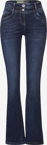 CECIL Flared Jeans in Blue: front