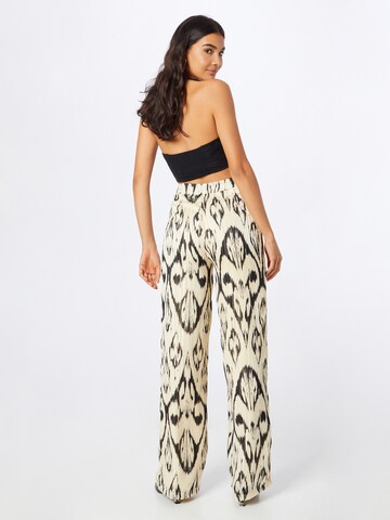 Wide Leg Pantalon Nasty Gal en beige