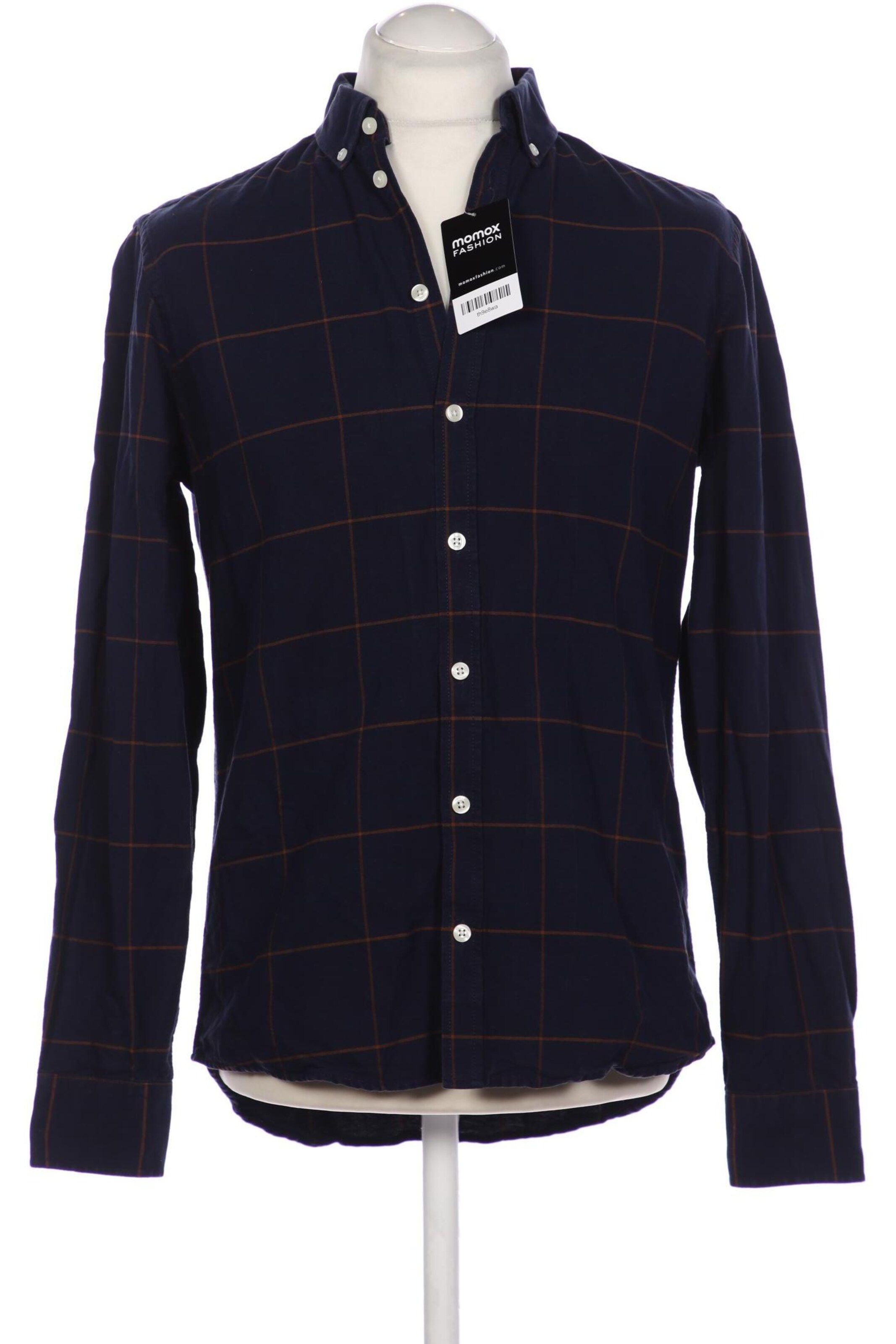 Casual Friday Button Up Shirt in M in Blue: front