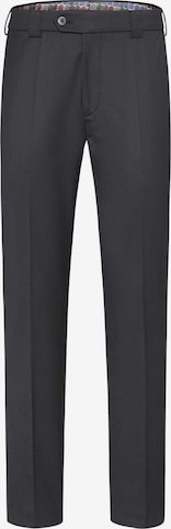 MEYER Slim fit Trousers with creases 'Roma' in Blue: front