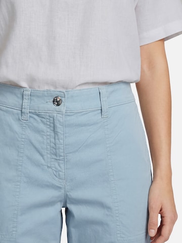 MAC Loosefit Chino 'Ebby' in Blauw