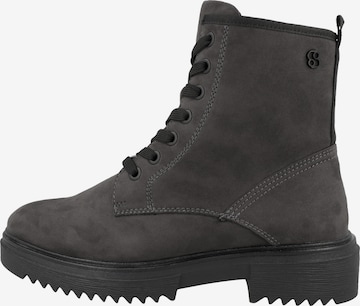 Bottines à lacets s.Oliver en gris