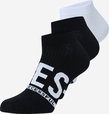 Chaussettes DIESEL en noir : devant