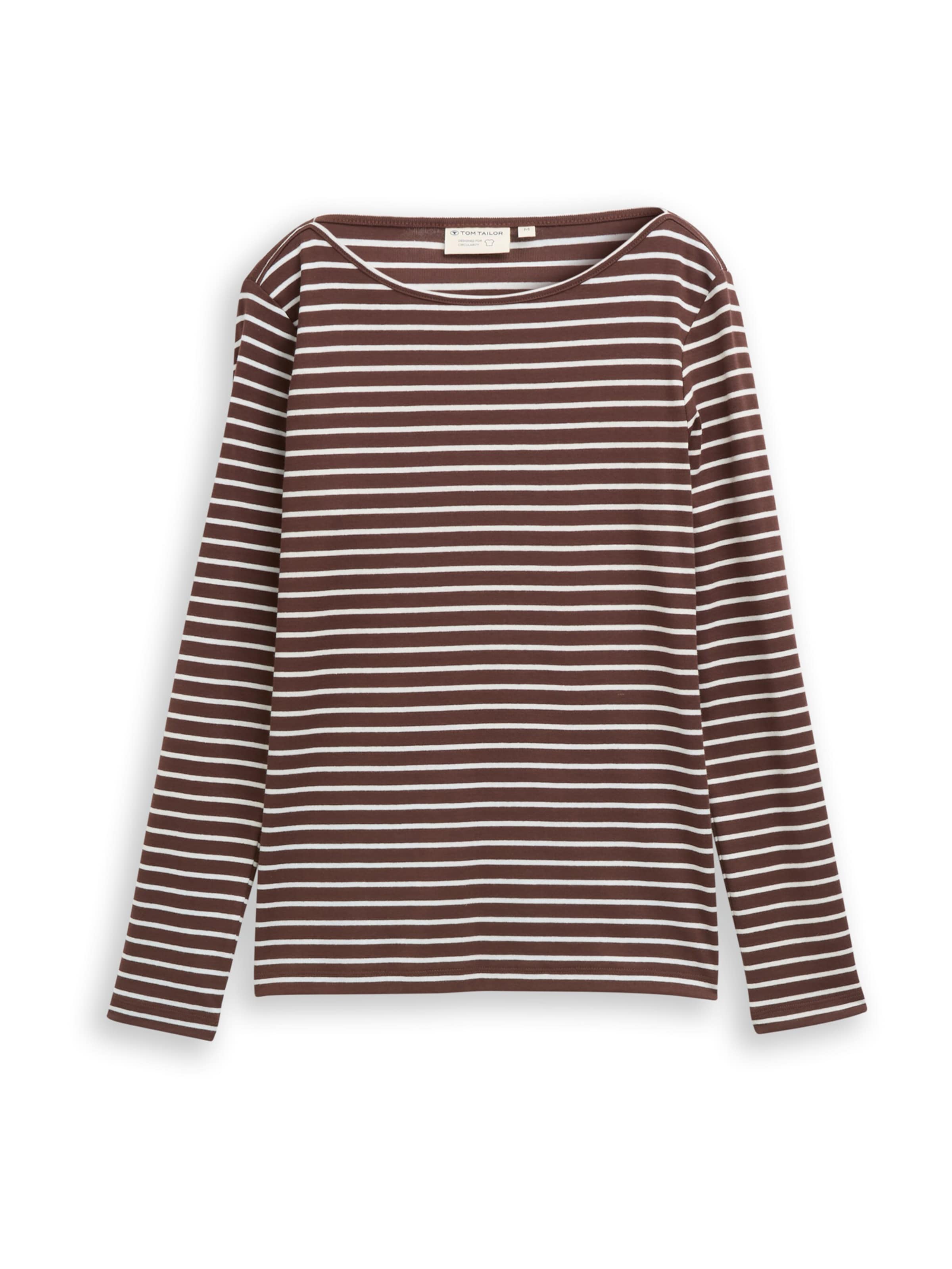 TOM TAILOR Shirt in Braun: Vorderseite