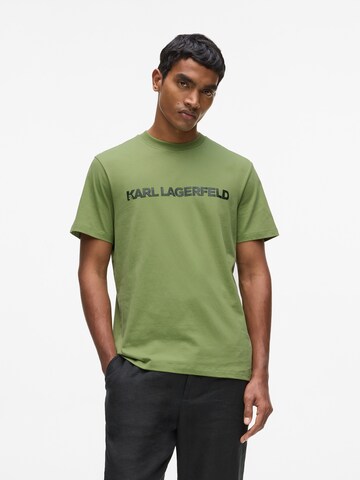 Maglietta di Karl Lagerfeld in verde: frontale