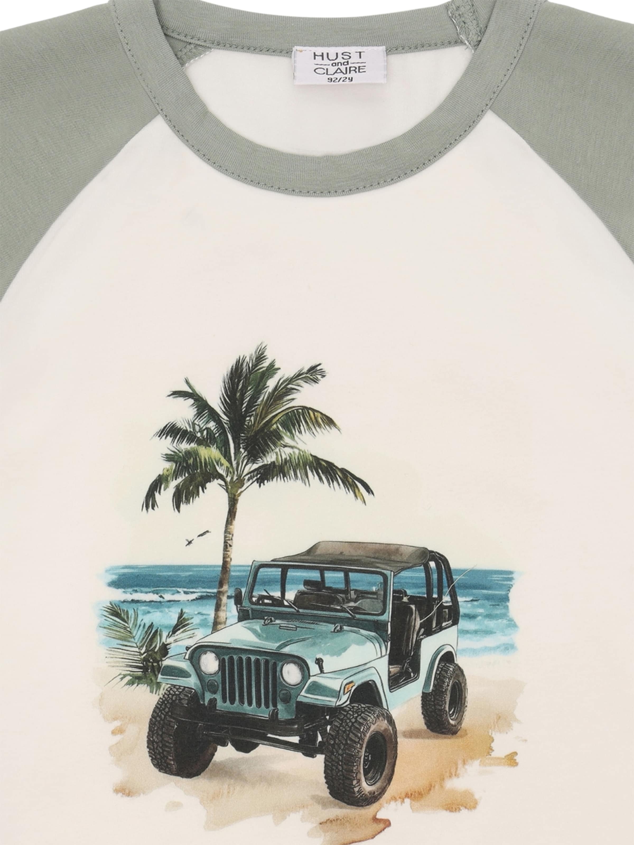 Hust & Claire Футболка 'Anton Jeep' в Зеленый