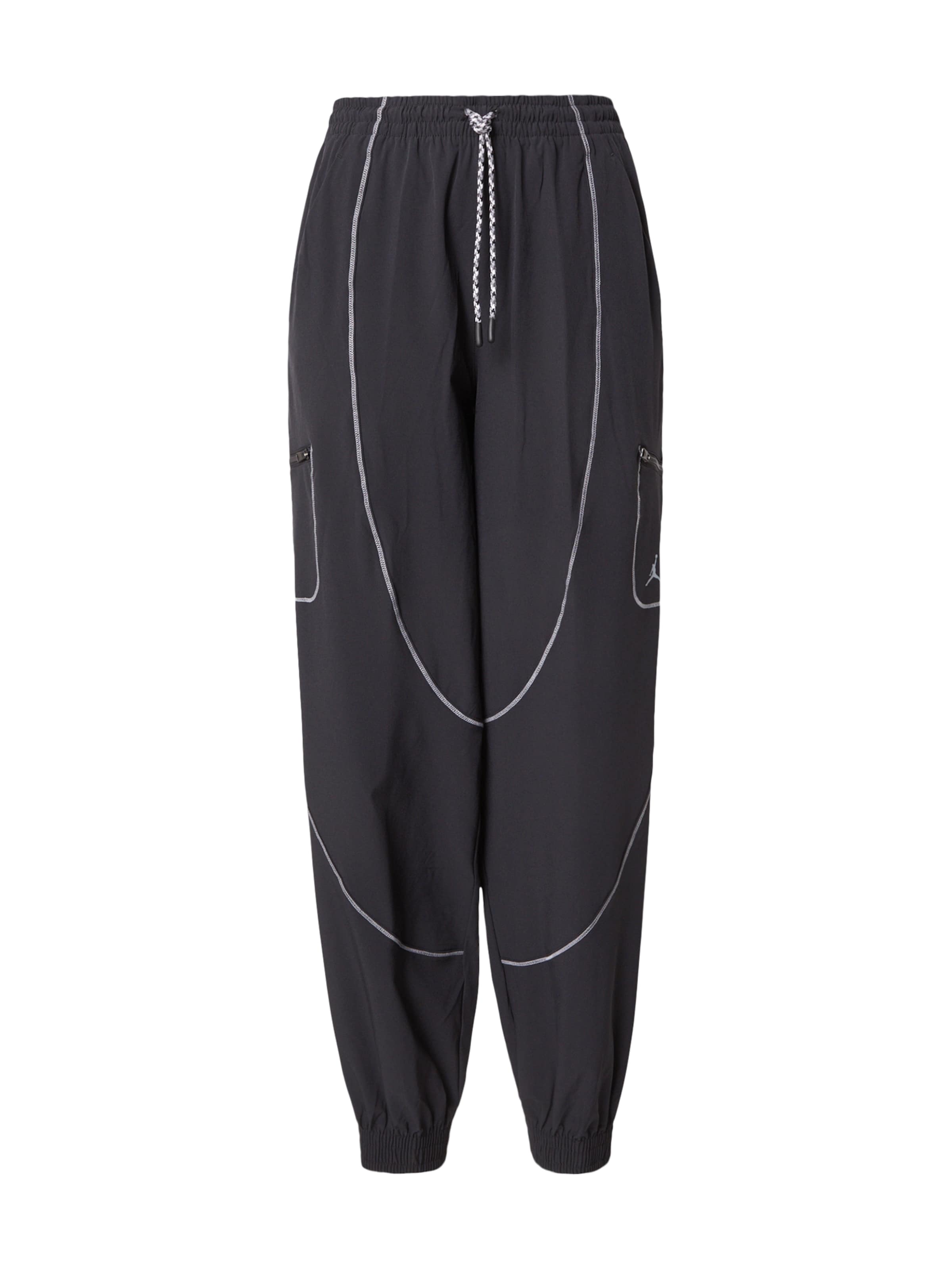 Jordan Loosefit Hose in Schwarz: Vorderseite