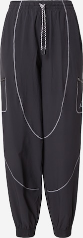 JordanLoosefit Cargo hlače - crna boja: prednji dio