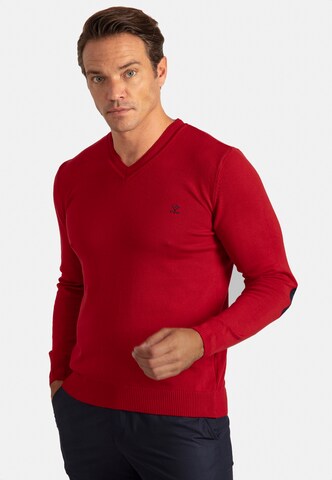 Sir Raymond Tailor Sweater 'Los Angeles' in Red