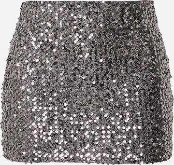 Nasty Gal - Falda en plata: frente