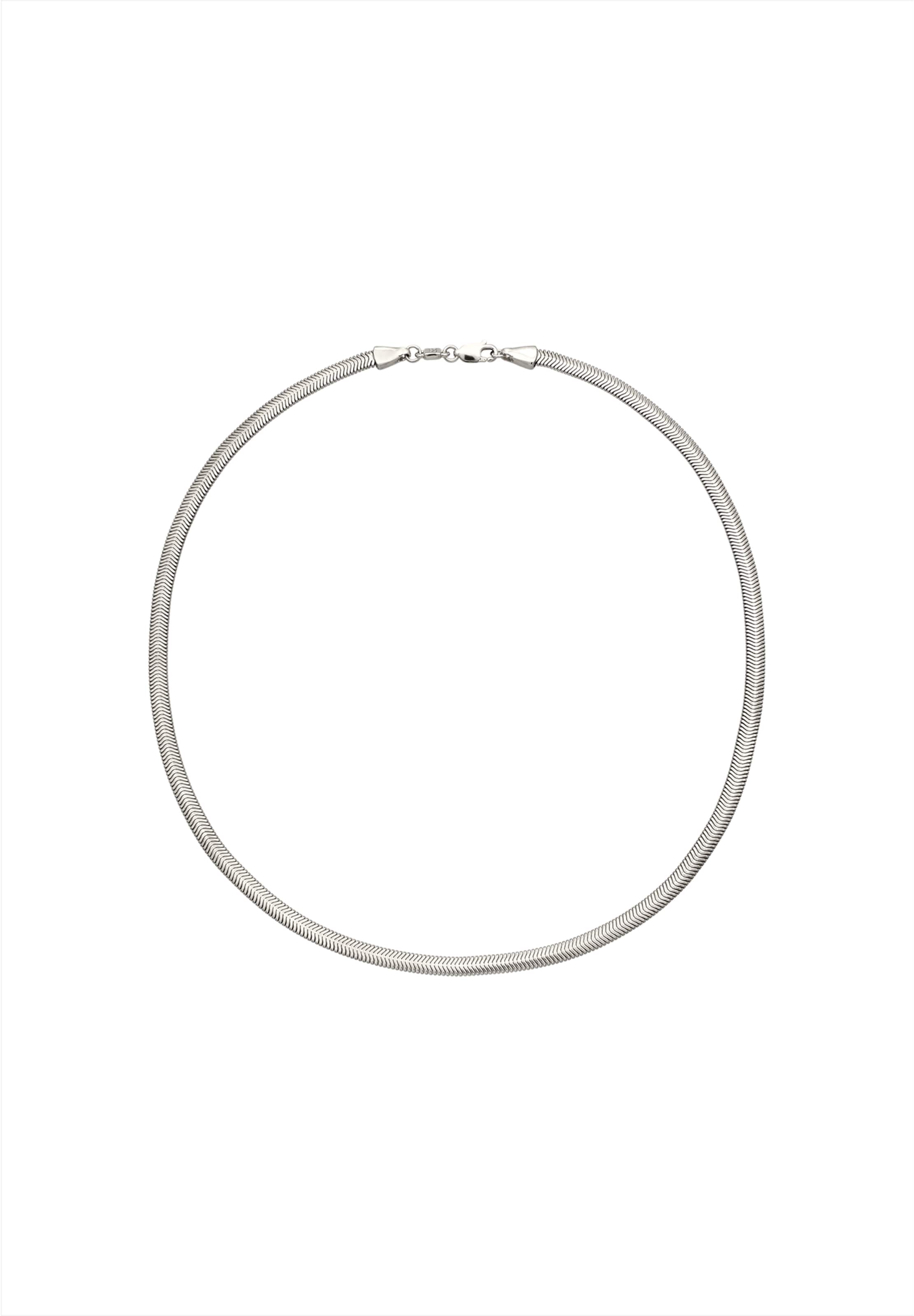 Stilnest Kette 'Herringbone Chain' in silber, Produktansicht