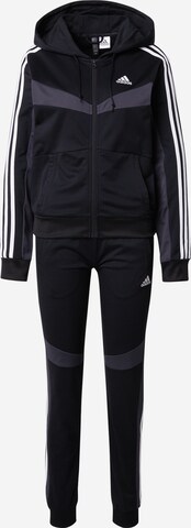 Completo sportivo 'Boldblock' di ADIDAS SPORTSWEAR in nero: frontale