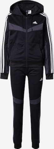 ADIDAS SPORTSWEAR Sportanzug 'Boldblock' in Schwarz: predná strana