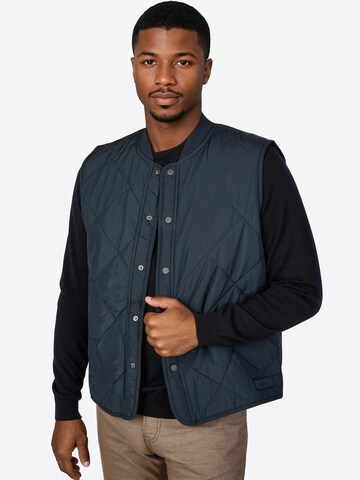 PIERRE CARDIN Vest in Blue: front