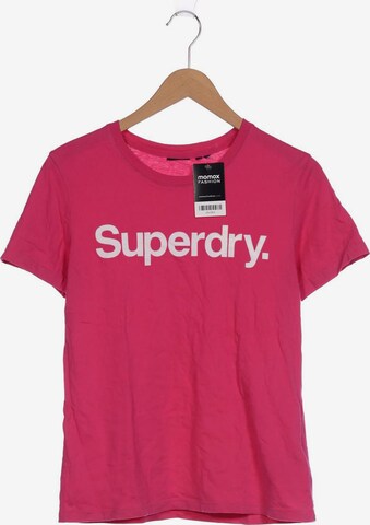 Superdry T-Shirt M in Pink: predná strana