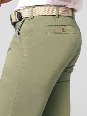 MEYER Regular Chino in Groen