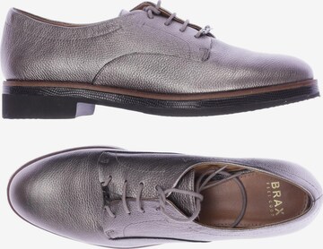 BRAX Flats & Loafers in 41 in Grey: front