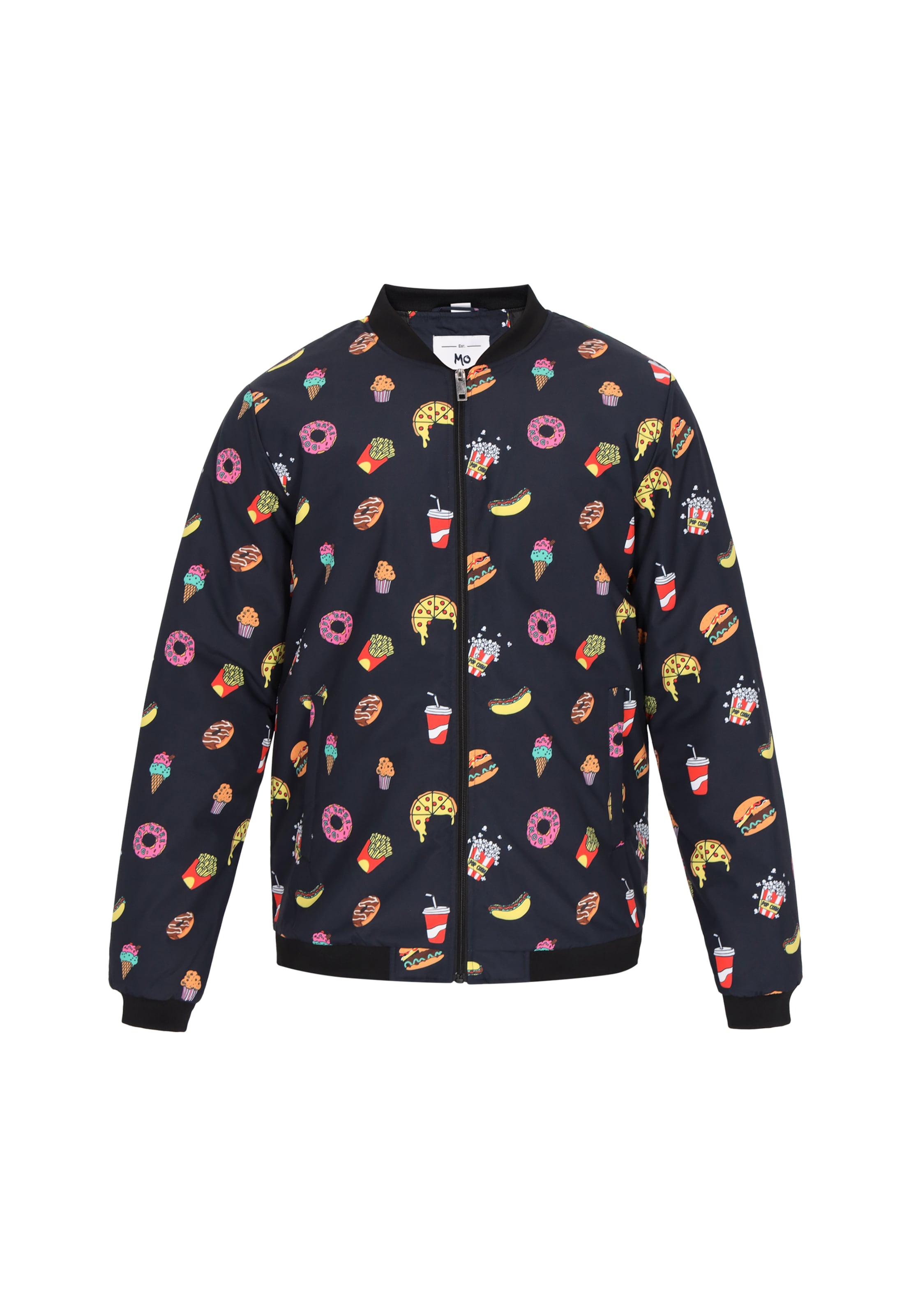 MO Демисезонная куртка в Черный: спереди