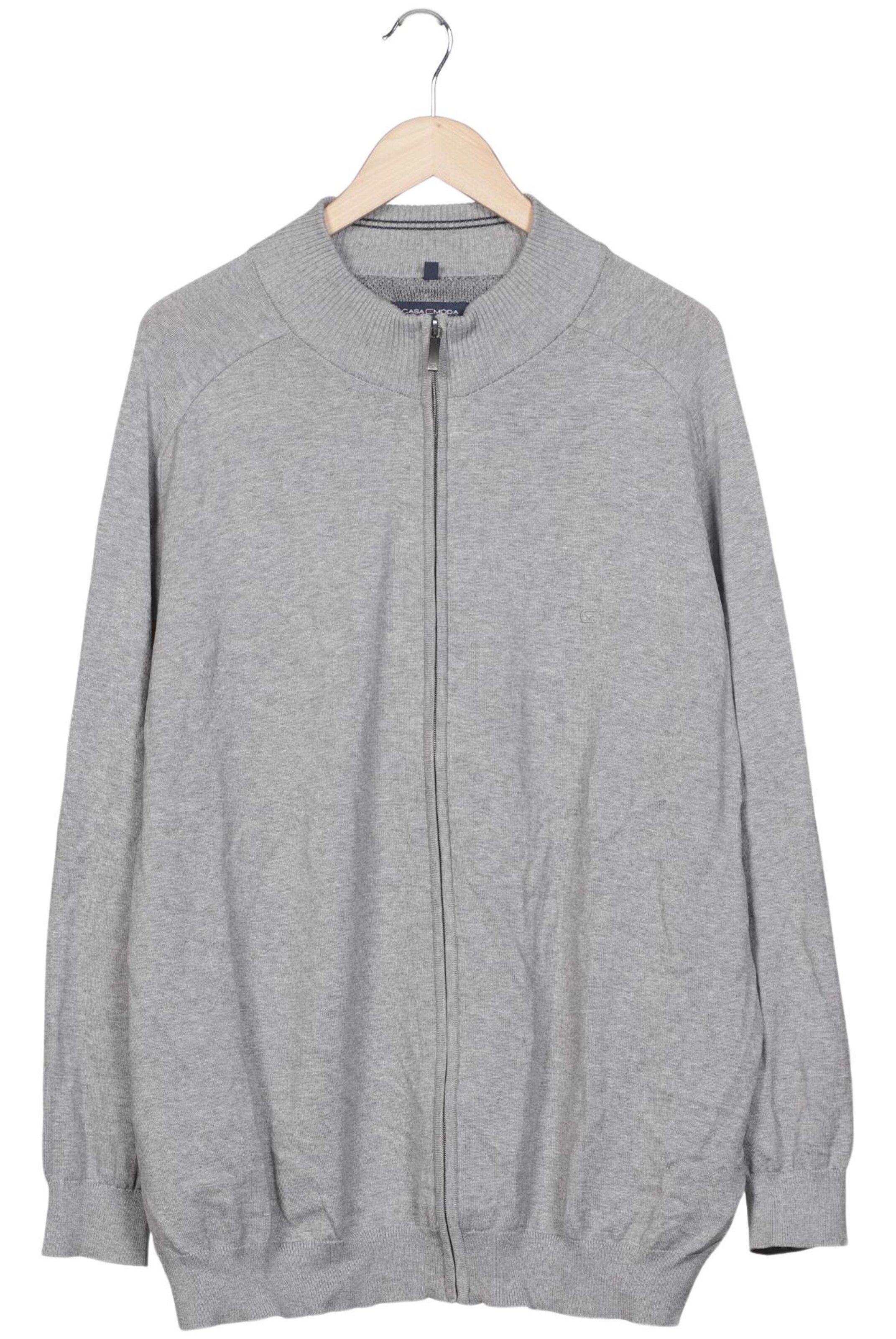 CASAMODA Sweater & Cardigan in 4XL in Grey: front
