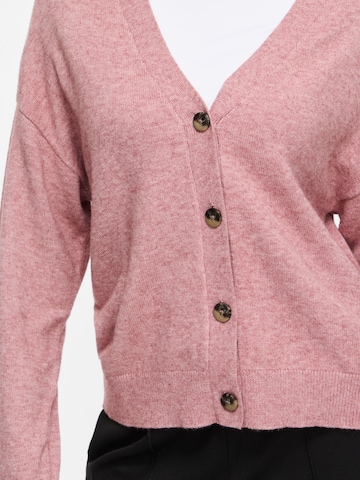 VILA Knit Cardigan 'VIRil' in Pink