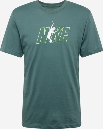 NIKE Funkčné tričko - Zelená: predná strana