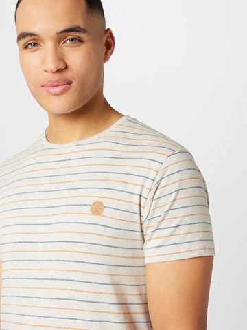 INDICODE JEANS T-Shirt 'Amine' in Beige