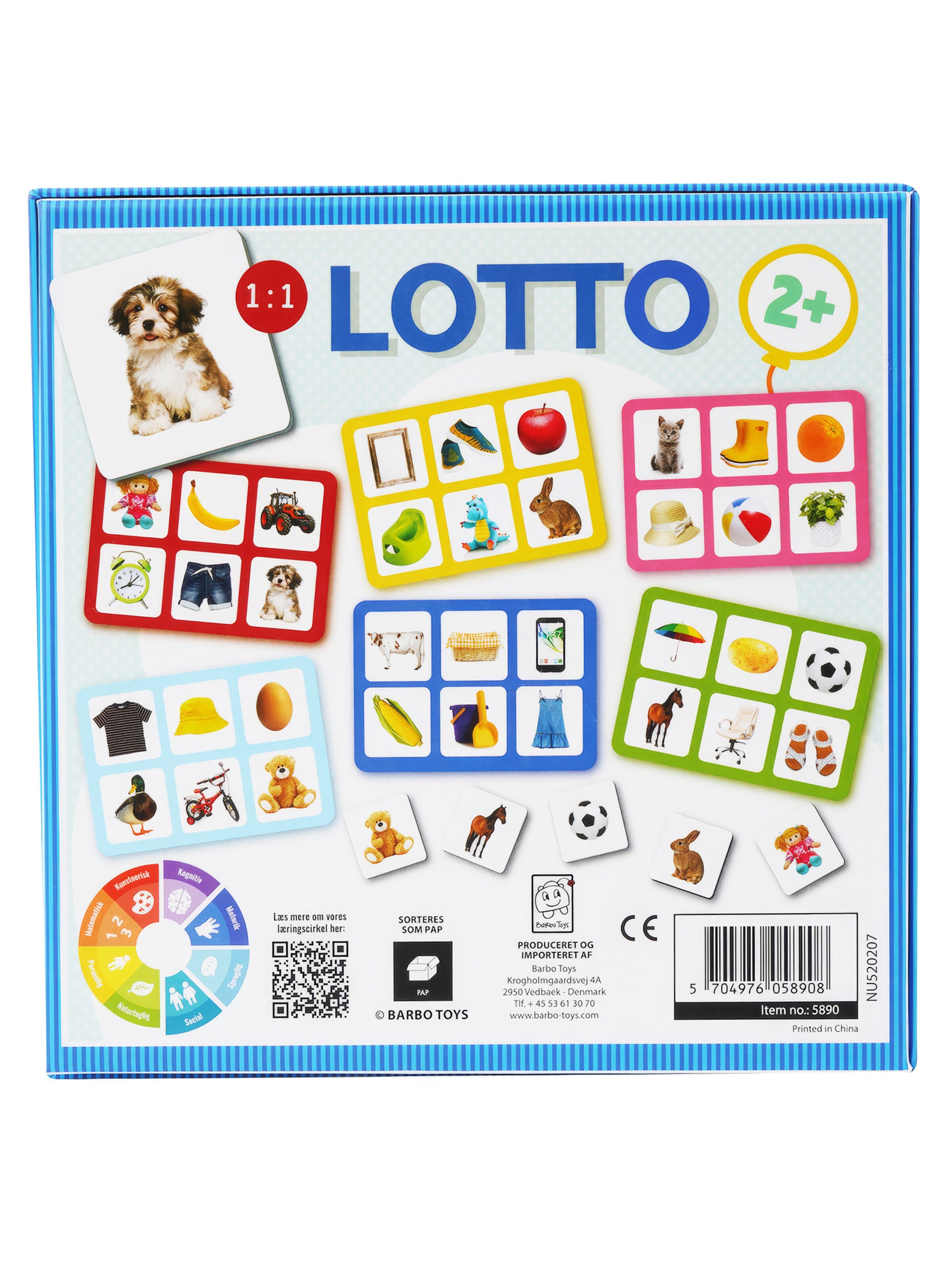 Barbo Toys Spel 'Mein erstes Lotto' in Gemengde kleuren: terug