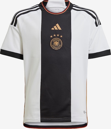 ADIDAS PERFORMANCE - Camiseta funcional 'Germany 22 Home' en blanco: frente