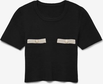 Pull-over 'Kristin' VERO MODA en noir : devant