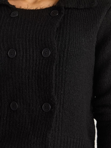 Cardigan Bianco Lucci en noir