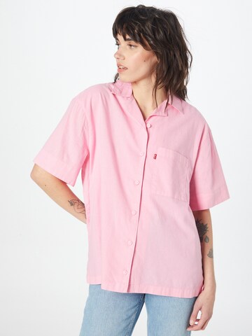 LEVI'S ® Blouse 'Ari SS Resort Shirt' in Roze: voorkant