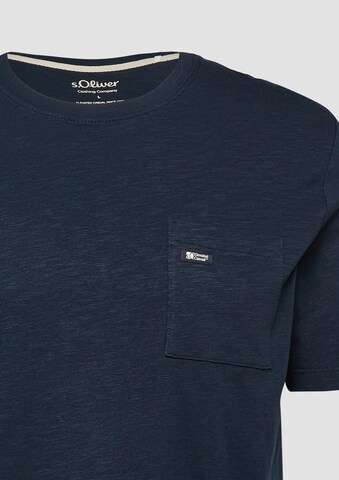 T-Shirt s.Oliver en bleu