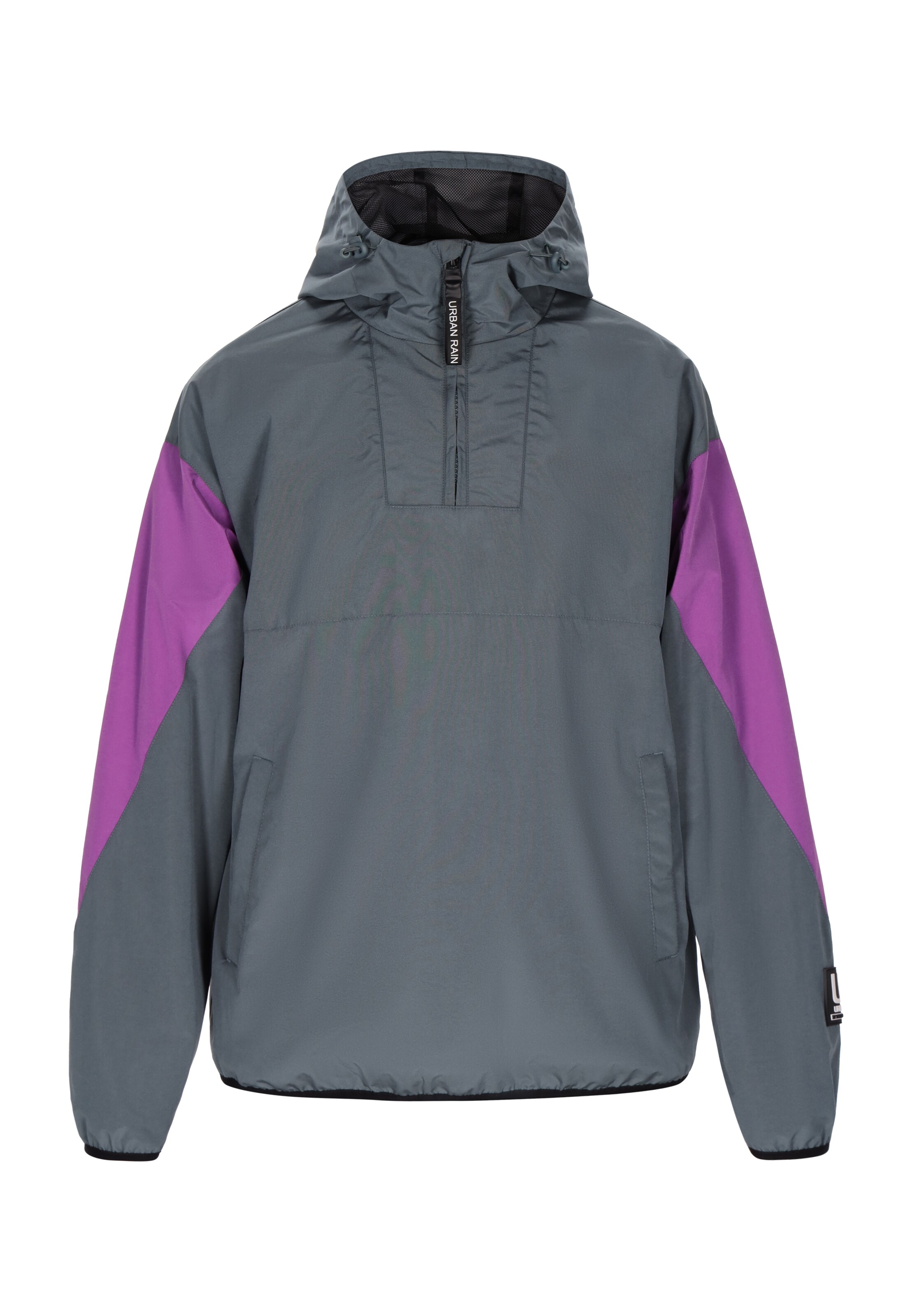 Veste mi-saison urban rain by Schmuddelwedda en gris : devant