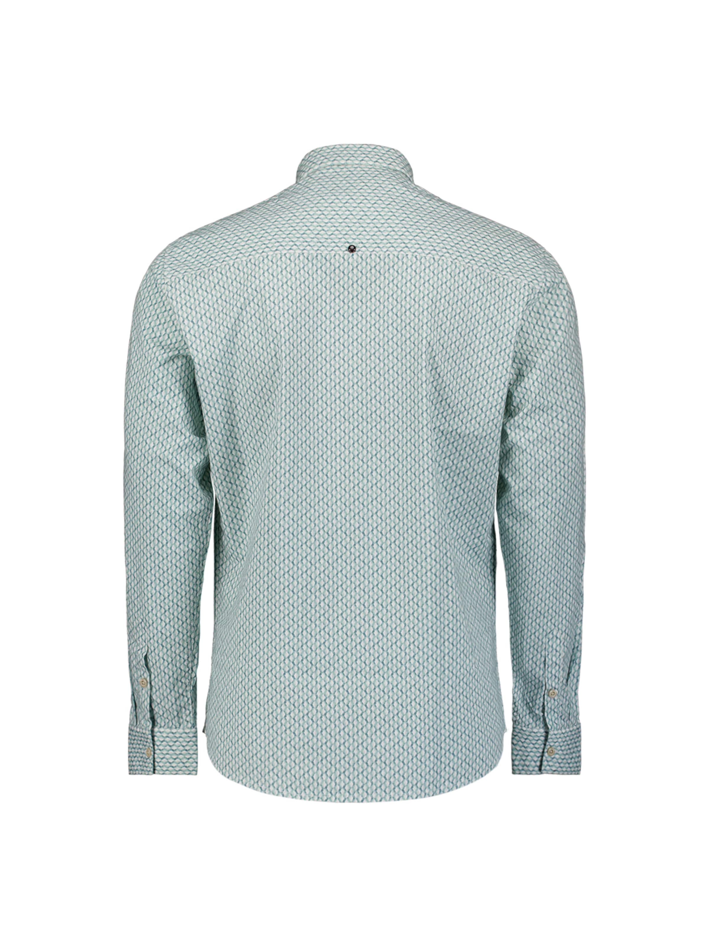 No Excess Regular fit Button Up Shirt in Blue