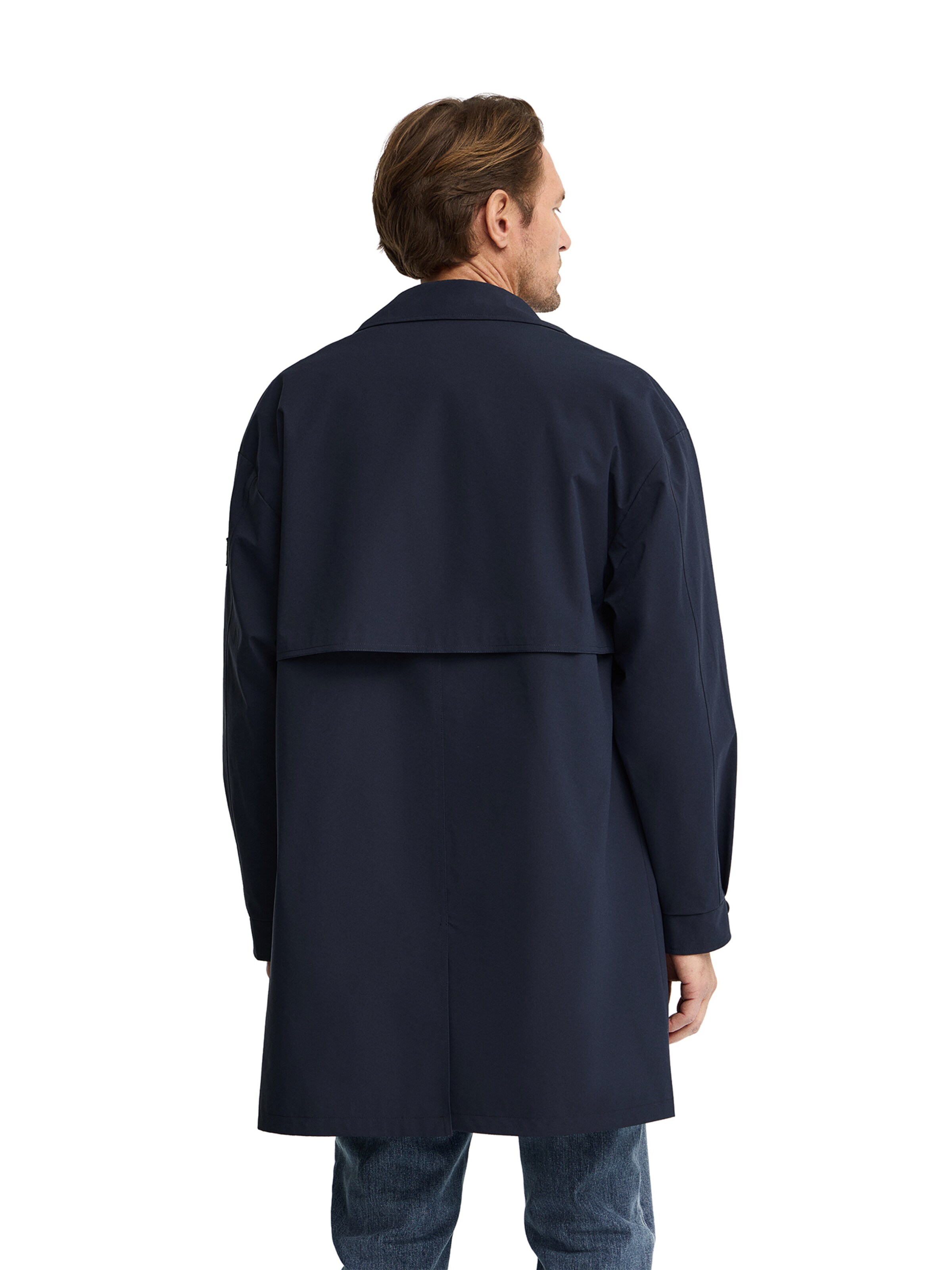 Polo Club Between-Seasons Coat in Blue