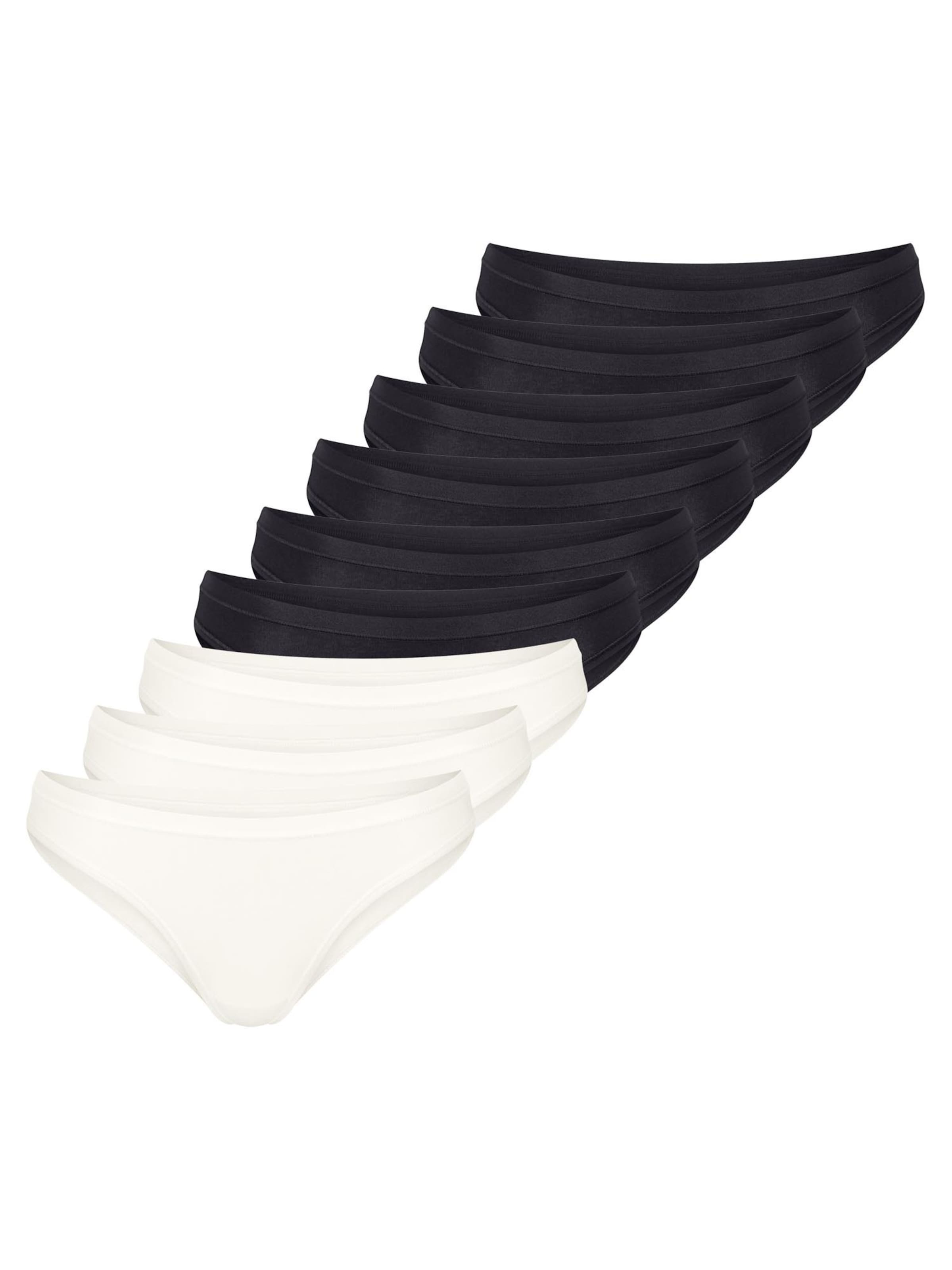 SLOGGI Slip 'GO Daily Cotton' in Black: front