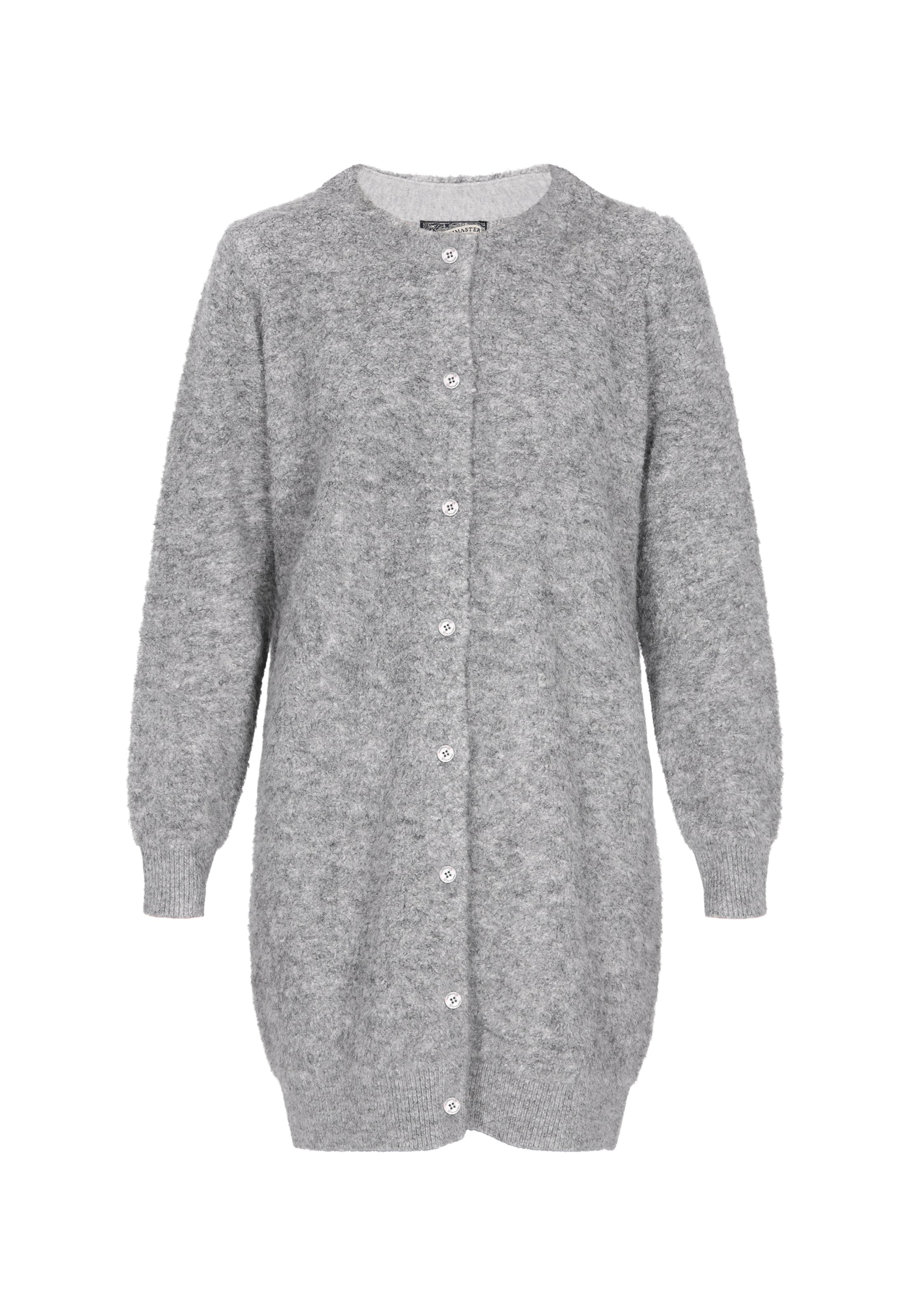 DreiMaster Vintage Knit cardigan in Grey: front