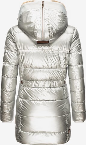 MARIKOO Winter coat in Silver