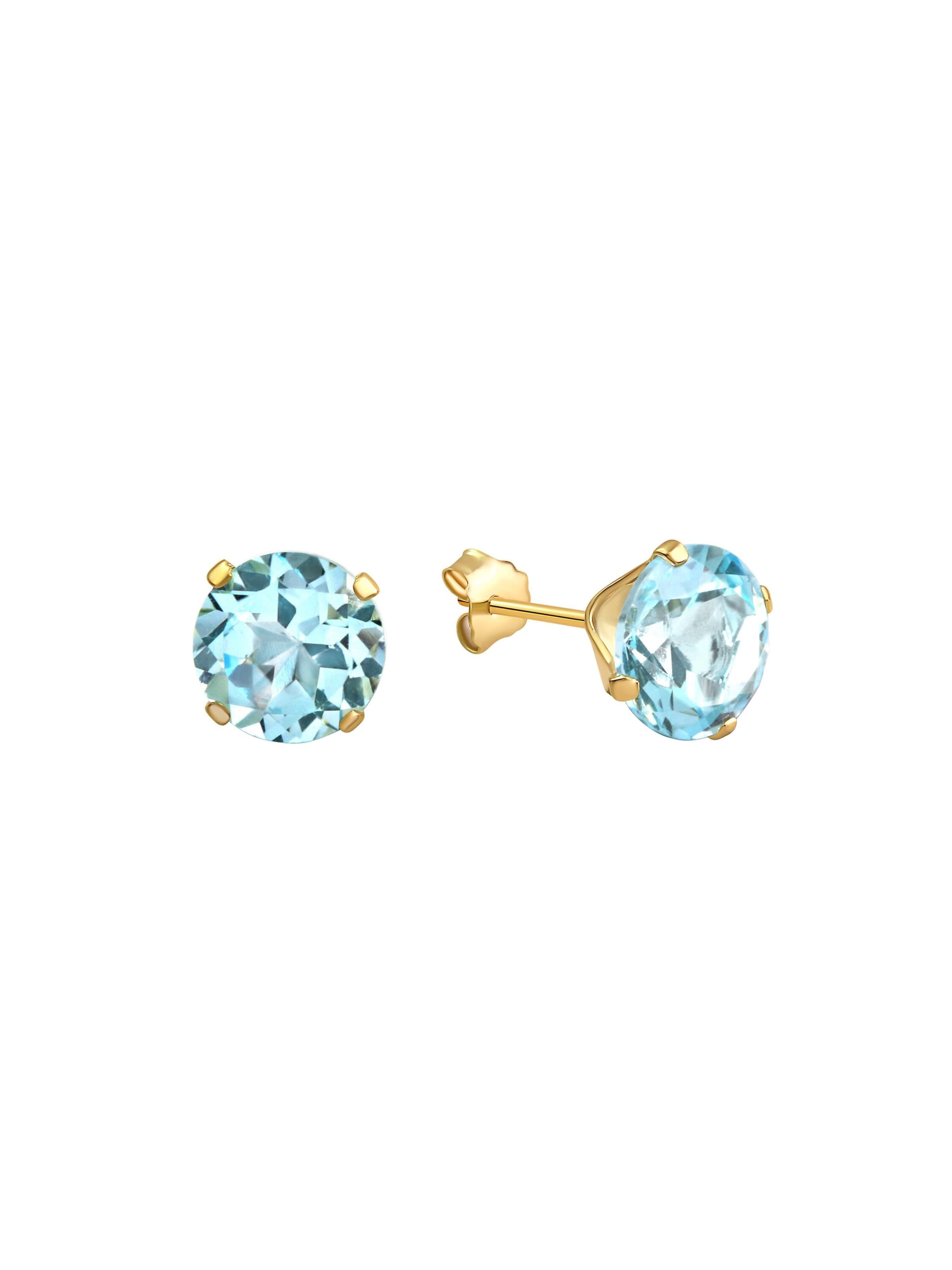 Fascination by Ellen K. Earrings in Yellow: front