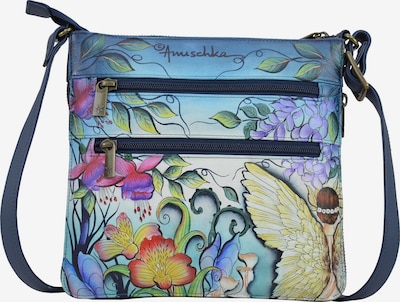 ANUSCHKA Tasche in blau / gelb / mischfarben / weiß, Produktansicht