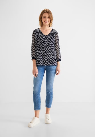 STREET ONE Blouse in Zwart