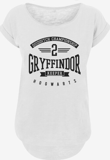 Maglietta 'Harry Potter Gryffindor Keeper' F4NT4STIC di colore nero / bianco, Visualizzazione prodotti
