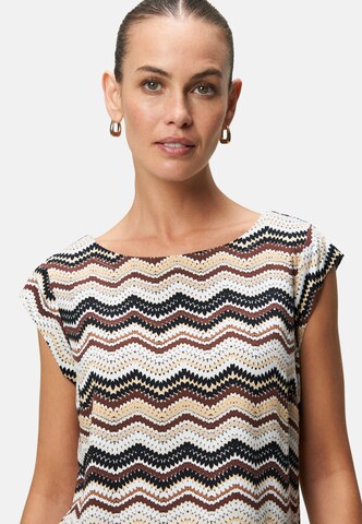 zero Bluse in Braun