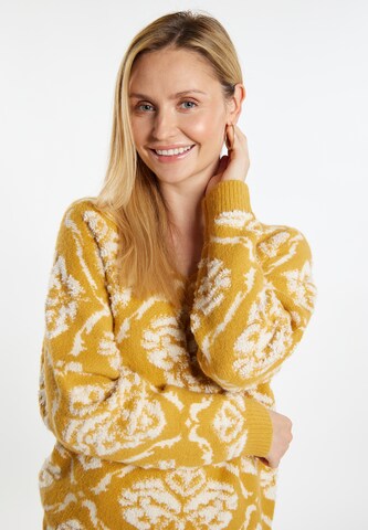 Usha Sweater 'Sivene' in Yellow