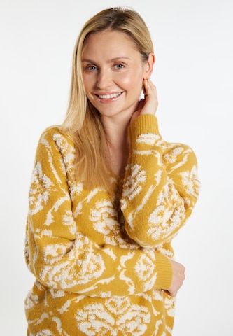 Usha Sweater 'Sivene' in Yellow