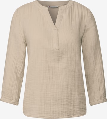 STREET ONE Bluse in Beige: Vorderseite