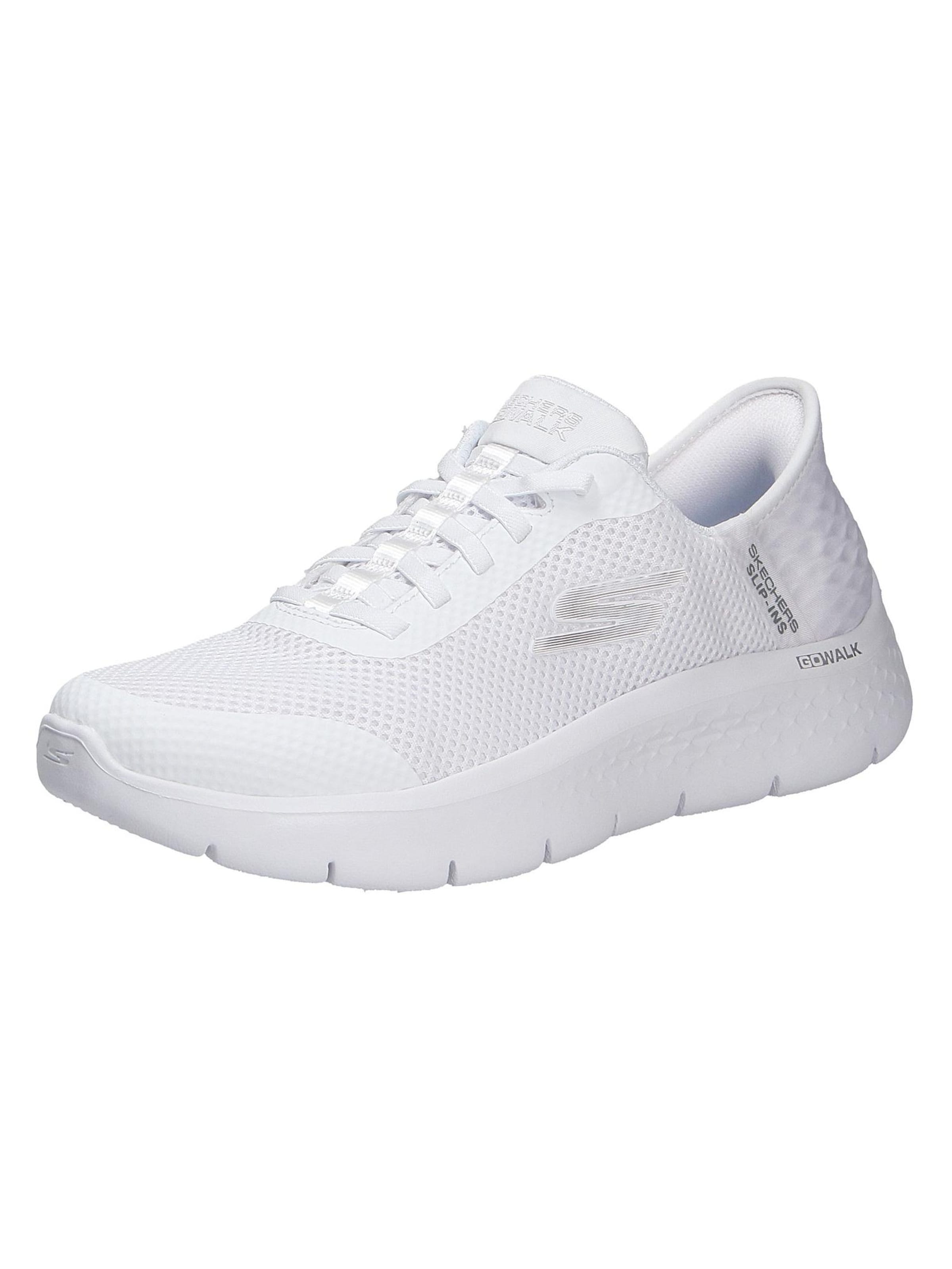 SKECHERS Sneaker low 'GO WALK FLEX' in Weiß: Vorderseite