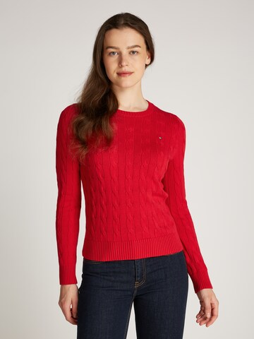 TOMMY HILFIGER Sweater in Red: front
