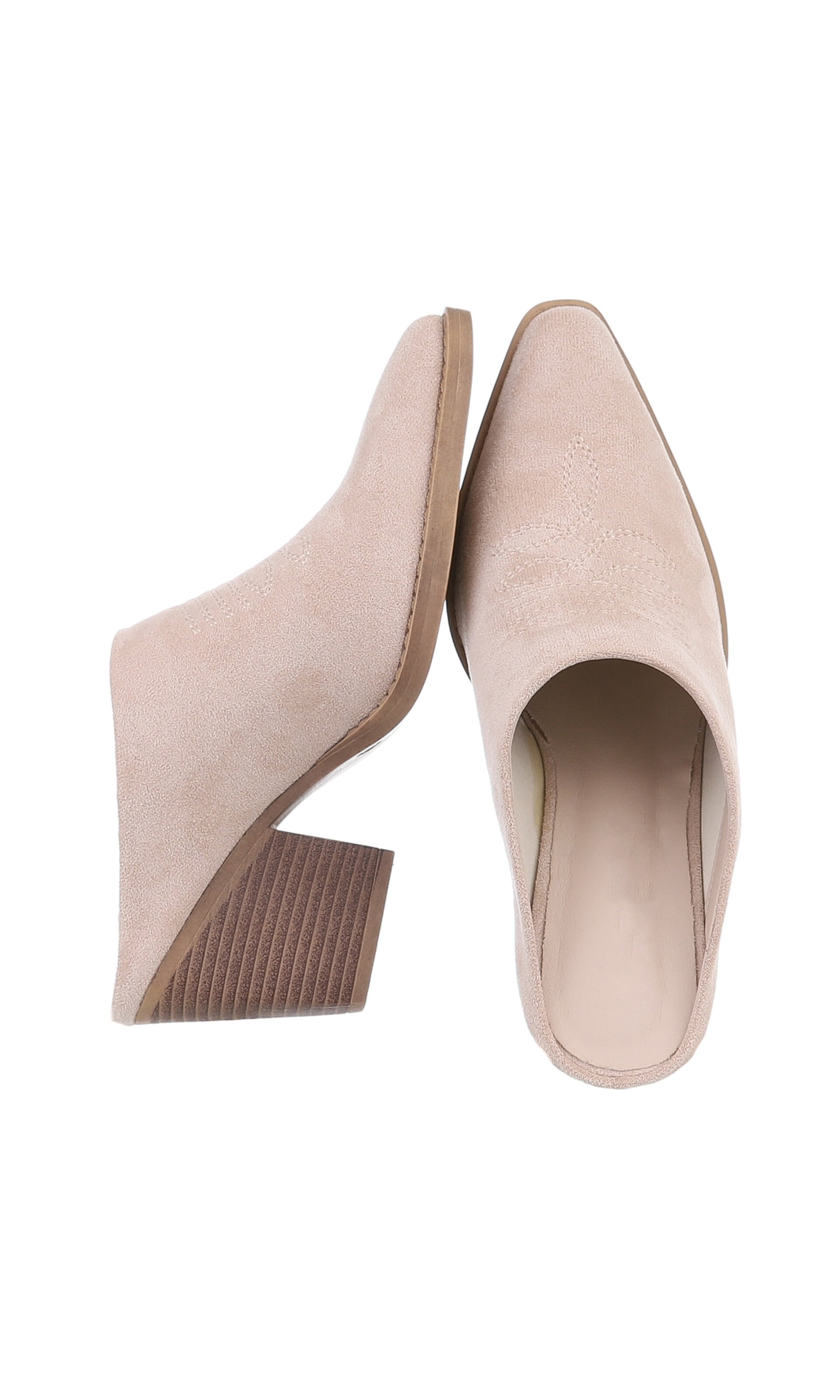 Ital-Design Pantolette in Beige